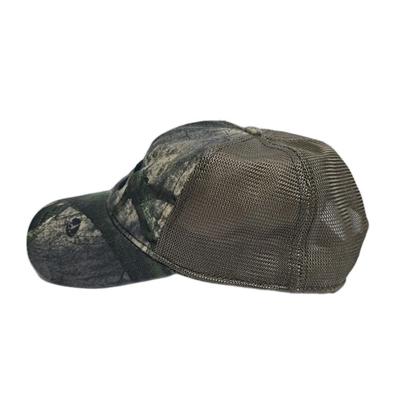 Under Armour Camo Green Trucker Logo Hat Cap Snapback Mesh Fishing Hunting Mossy - Picture 2 of 6